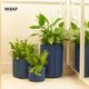 KIT DE 3 VASOS KARAJÁ AZUL MACAÚBA