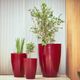 KIT DE 3 VASOS CONE LISO VERMELHO