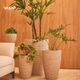 KIT DE 3 VASOS CONE RISCATO AREIA