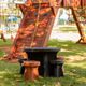 PRETO ABSOLUTO E TERRACOTA