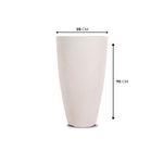KIT DE 5 VASOS VIETNAMITA VERMELHOS E BRANCO MÁRMORE 2673