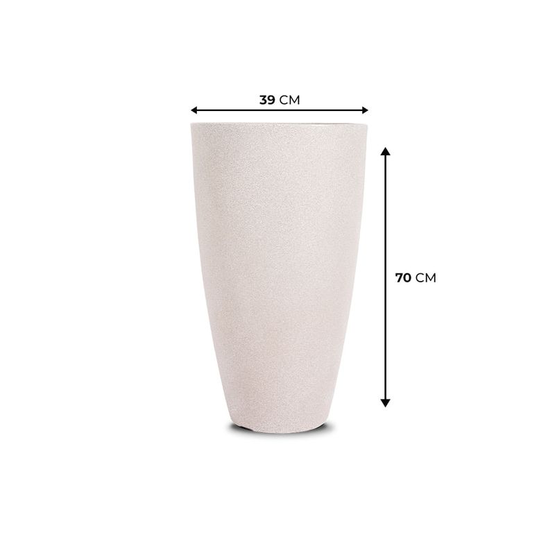 KIT DE 5 VASOS VIETNAMITA VERMELHOS E BRANCO MÁRMORE 2673