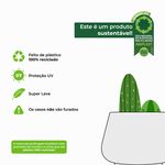 KIT DE 5 VASOS VIETNAMITA VERMELHOS E BRANCO MÁRMORE 3092