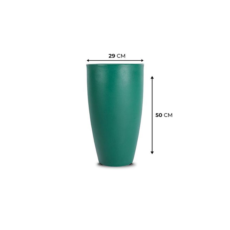 KIT DE 4 VASOS VIETNAMITA VERDES E VERMELHOS 2983