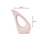 KIT DE 2 VASOS KARAJÁ E REGADOR FLUA BRANCO MÁRMORE 4690