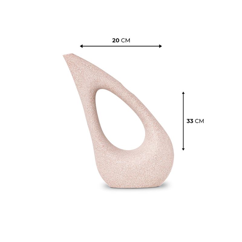 KIT DE 2 VASOS KARAJÁ E REGADOR FLUA BRANCO MÁRMORE 4690