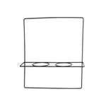 SUPORTE DE PAREDE ROMA PRETO 4209