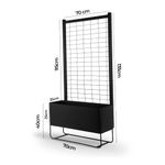 SUPORTE TRELIÇA AMAZÔNIA PRETO 4200