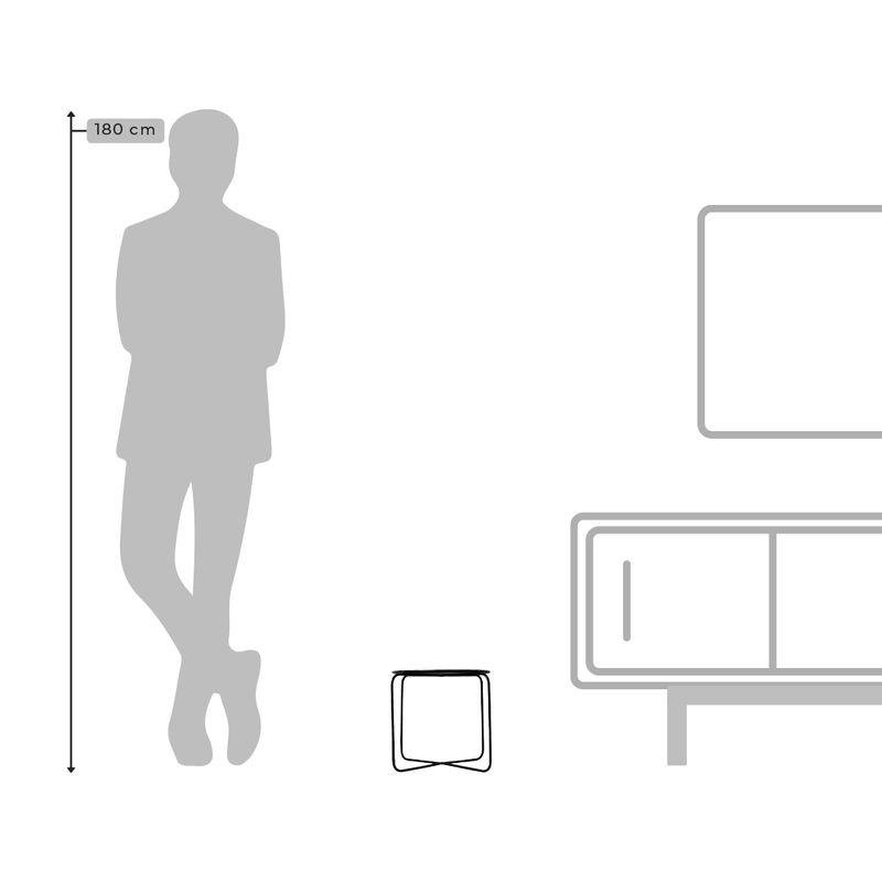 SUPORTE DUBAI BAIXO - 30X30CM 5131