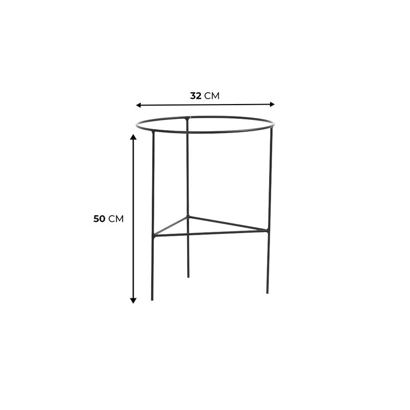 SUPORTE COSMOS 23 MÉDIO PRETO 5137