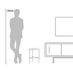 SUPORTE COSMOS 23 MÉDIO PRETO 5136