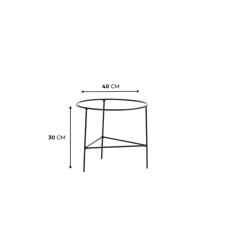 SUPORTE COSMOS 31 BAIXO PRETO 5138