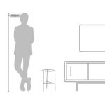 SUPORTE COSMOS 31 MÉDIO PRETO 5141