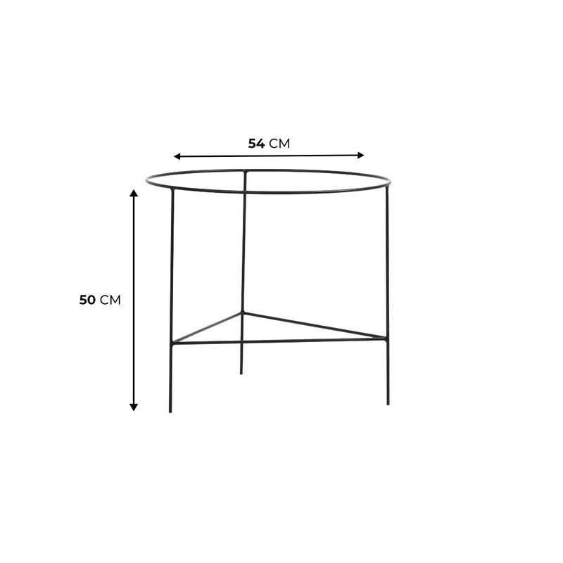 SUPORTE COSMOS 40 PRETO 5144
