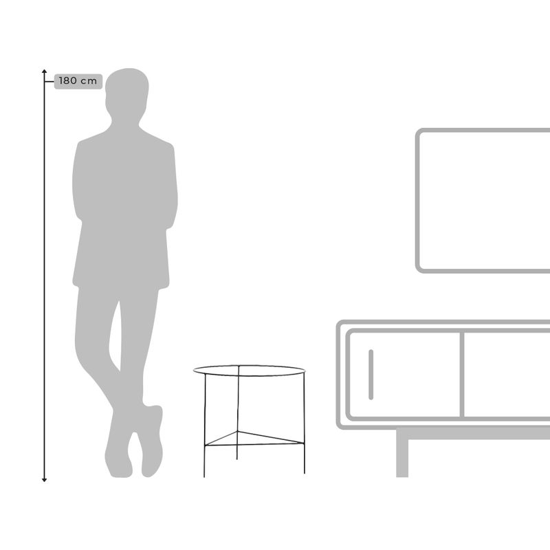 SUPORTE COSMOS 40 PRETO 5145