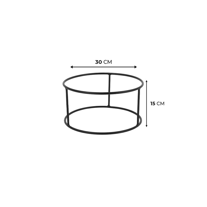 SUPORTE VERSA 30 BAIXO PRETO 5225