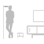 SUPORTE COSMOS 23 BAIXO PRETO 5135