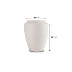 KIT DE 4 VASOS THAI BRANCO MÁRMORE 4452