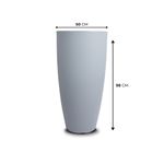 KIT DE 4 VASOS VIETNAMITA CINZA 2736