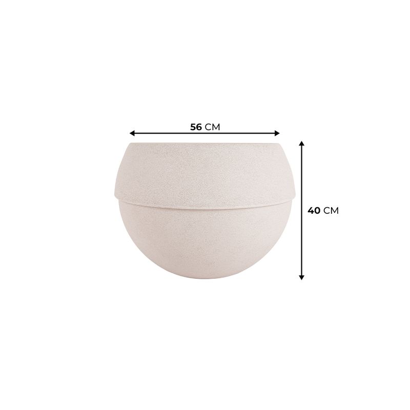 KIT DE 3 VASOS COSMOS BRANCO MÁRMORE COM SUPORTES 3701