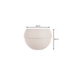 KIT DE 3 VASOS COSMOS BRANCO MÁRMORE COM SUPORTES 3702