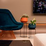 KIT DE 2 VASOS CUMBUCA BOJUDA COM SUPORTES