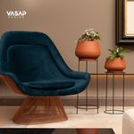 KIT DE 2 VASOS CUMBUCA BOJUDA TERRACOTA E SUPORTES