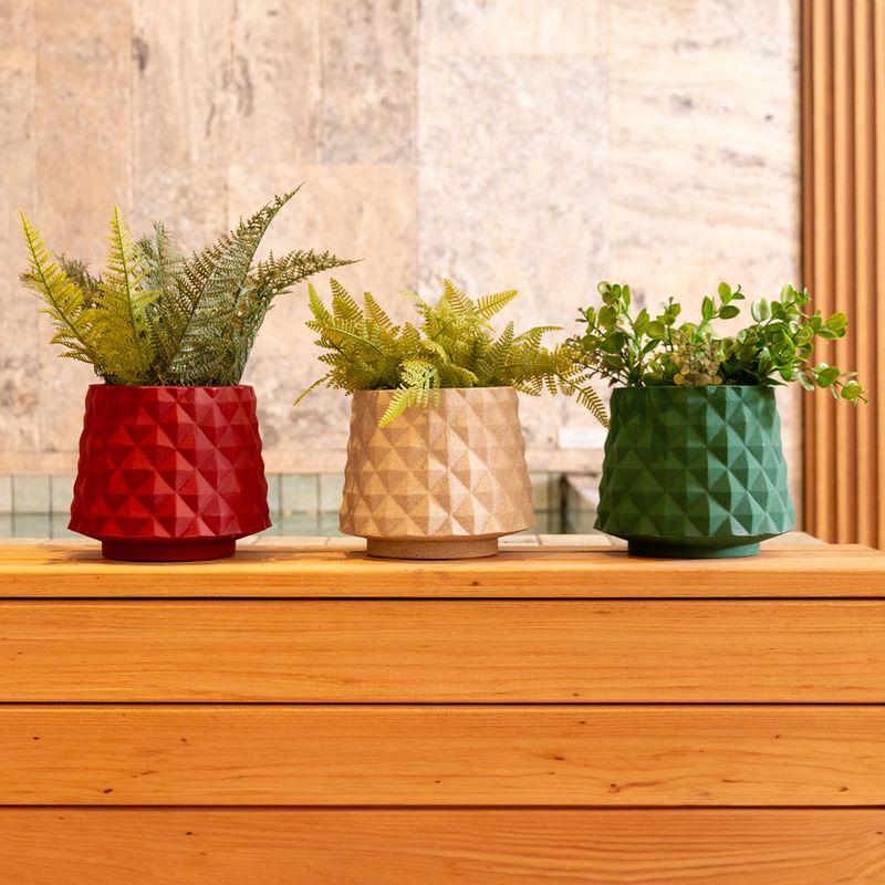 KIT DE 3 VASOS RECÔNCAVO MINI MISTO