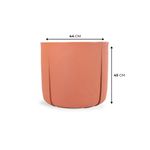 KIT DE 5 VASOS KARAJÁ TERRACOTA E CINZA 2699