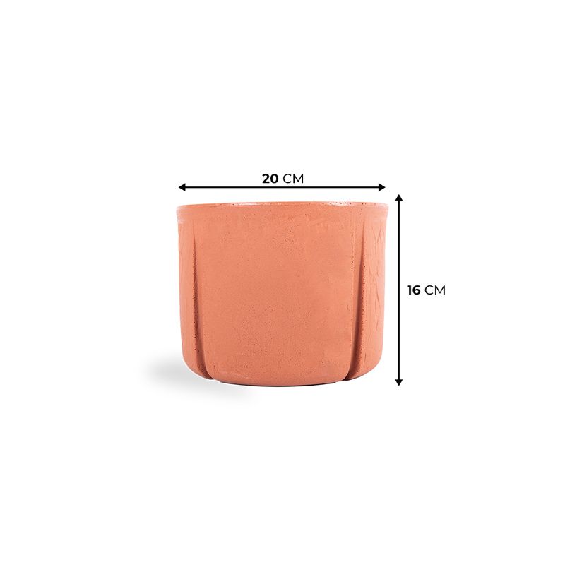 KIT DE 5 VASOS KARAJÁ TERRACOTA E CINZA 2696