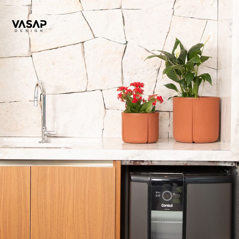 KIT DE 2 VASOS KARAJÁ TERRACOTA