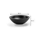 KIT DE 3 BACIAS PRETO ABSOLUTO 3694