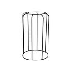 KIT DE 2 VASOS OVAL HANAZAKI BRANCO MÁRMORE COM SUPORTES 4685