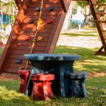 AZUL MACAÚBA E VERMELHO