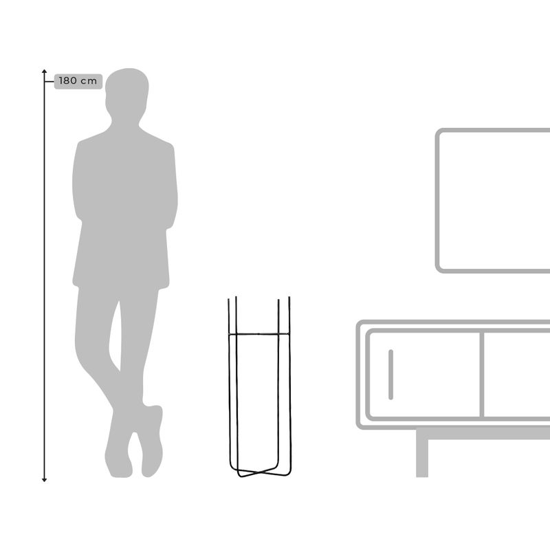 SUPORTE TORONTO ALTO - 80X25CM 5127