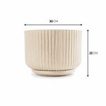 KIT DE 3 VASOS RITMO AREIA 6195