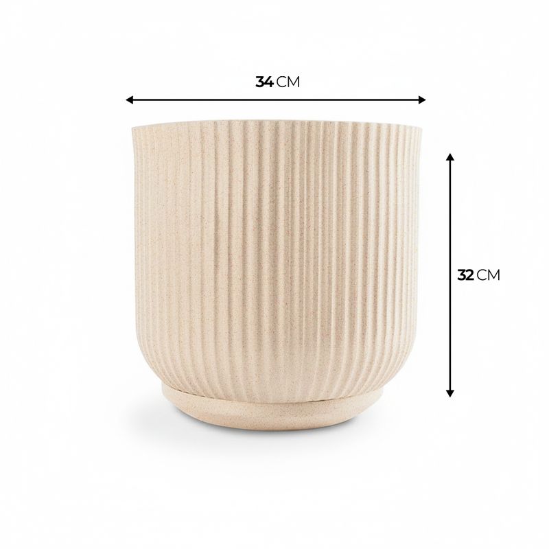 KIT DE 3 VASOS RITMO AREIA 6194