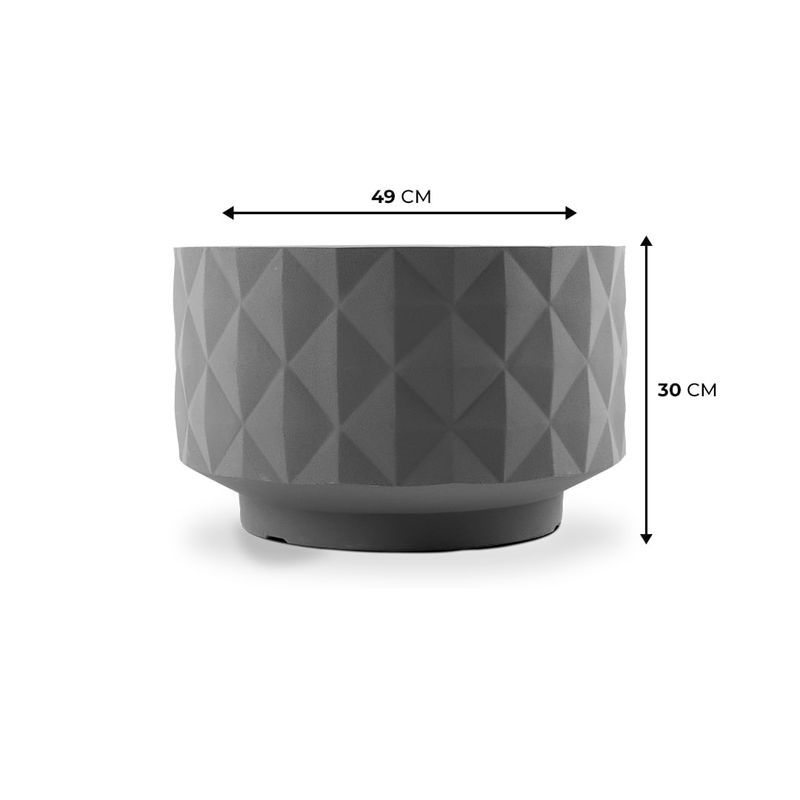 VASO RECONCAVO 30 CINZA CLARO 6447