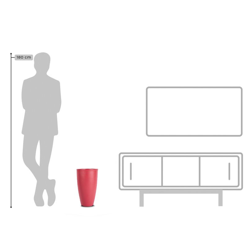VASO VIETNAMITA 50 VERMELHO 1446