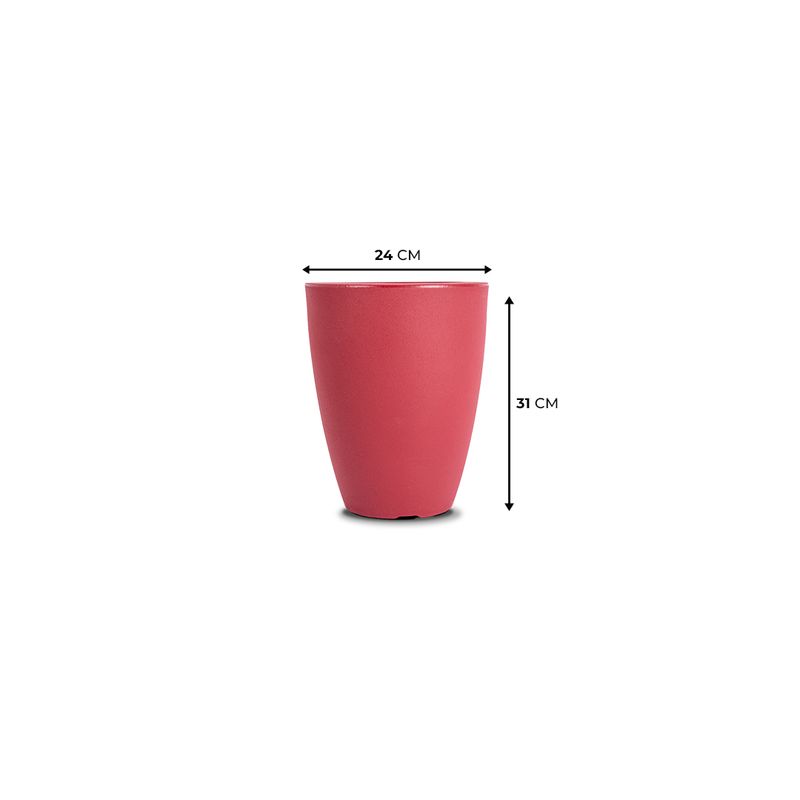 VASO VIETNAMITA 31 VERMELHO 2521