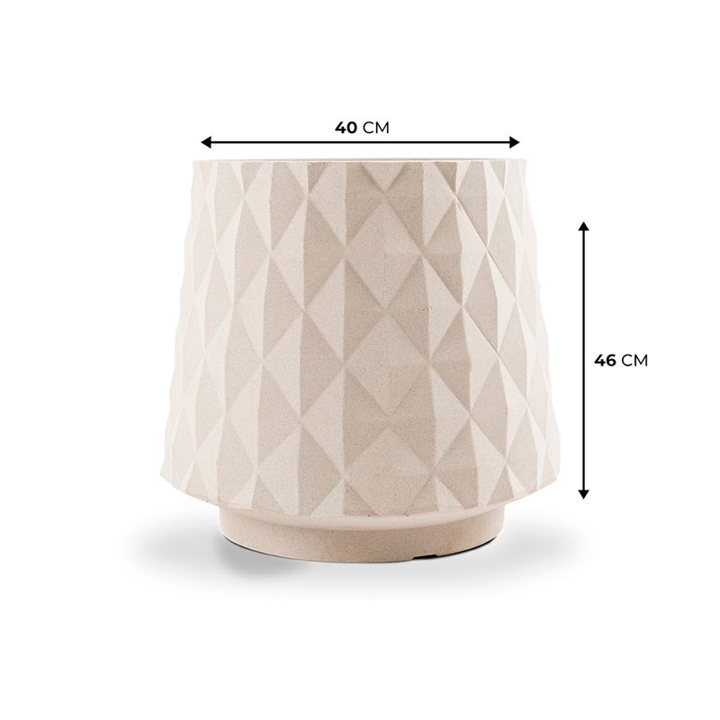 KIT DE 3 VASOS RECÔNCAVO AREIA 6461