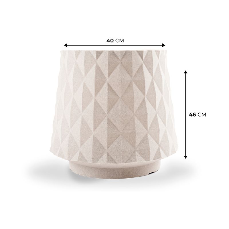 KIT DE 3 VASOS RECÔNCAVO BRANCO MÁRMORE 6465