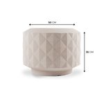 KIT DE 3 VASOS RECÔNCAVO BRANCO MÁRMORE 6466