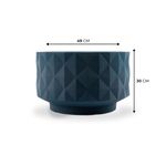 KIT DE 5 VASOS RECÔNCAVO AZUL MACAÚBA 6491