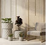 KIT DE 5 VASOS RECÔNCAVO BRANCO MÁRMORE