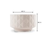 KIT DE 5 VASOS RECÔNCAVO BRANCO MÁRMORE 6487