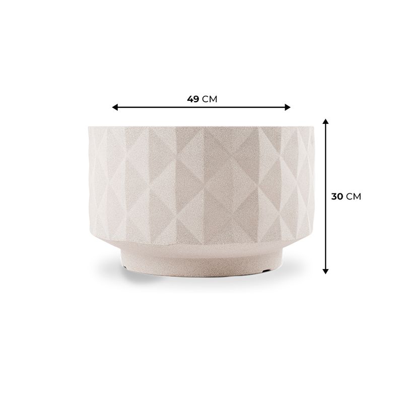 KIT DE 5 VASOS RECÔNCAVO BRANCO MÁRMORE 6487