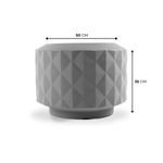 KIT DE 5 VASOS RECÔNCAVO CINZA 6482