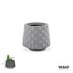 KIT DE 5 VASOS RECÔNCAVO CINZA 6484