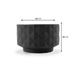 KIT DE 5 VASOS RECÔNCAVO PRETO ABSOLUTO 6479